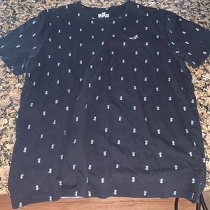 Mens Pineapple Theme Hollister T-Shirt